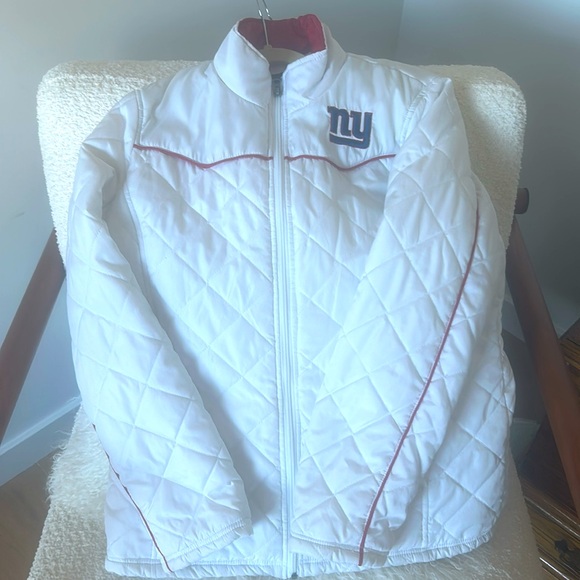 New York Giants ladies jacket NFL WITH HAT - Picture 4 of 7